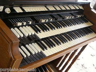 1970s Hammond H 195 H195 Organ  With H 100 Bass Pedals Nice Shape 