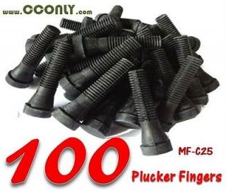 100 x C25 Size Chicken Plucker Poultry Plucking Finger Whizbang 