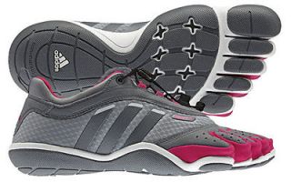   adiPure Lace Trainer Womens Running Shoes   Tech Grey/Tech Grey/Pink
