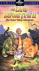 Land Before Time II Great Valley Adventure Video VHS
