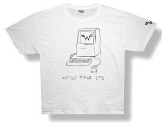 WEEZER   SINCE 1992 COMPUTER WHITE T SHIRT   NEW ADULT SMALL S