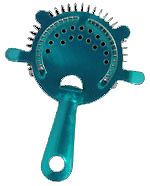 Teal 4 Prong Strainer Home Party Bar Club Equipment