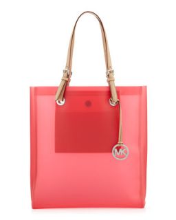 Jelly Tote Bag, Neon Pink   
