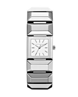 Square Stainless Steel Bracelet Watch   