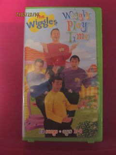 The Wiggles   Wiggly Playtime.vhs.clam shell13 songs The 