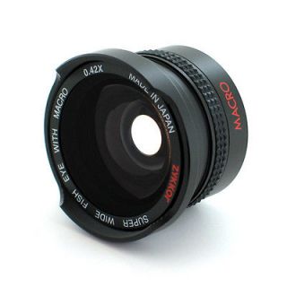   42X Fisheye Lens for Sony Handycam DCR DVD301,HC4​2,DVD101,NEW,U​S