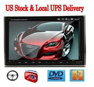   Din 7 HD In Dash Car Stereo DVD CD Radio Player Deck SWC Touch Screen