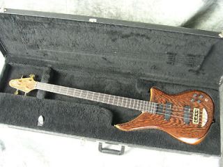 1997 ALEMBIC EPIC 4 STRING BASS GUITAR USA WENGE TOP WITH CASE