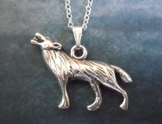 TEAM JACOB SILVER WOLF PACK NECKLACE BELLA TWILIGHT BREAKING DAWN goth 