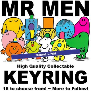 Mr MEN   High Quality Double Sided KEYRING   Great Christmas Stocking 
