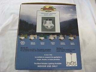 Humphrey Indoor Propane Gas Light Pebble Gray 9PG Made in USA