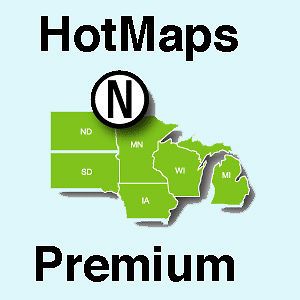 Navionics HotMaps Premium North GPS Mapping Card CF/PREM N6 CF Format