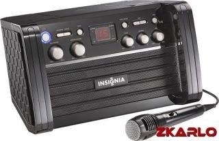 Insignia NS KP01 CD+G Portable Karaoke Machine & Mic