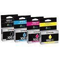   No 100 Set of 4 Original Multi Pack Ink Cartridges, Black, C, M & Y