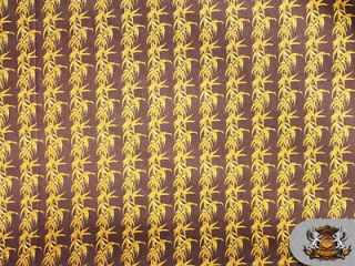  Print Fabric   WESTMINSTER BAMBOO BROWN FH WMNSTR 088 / Sold BTY