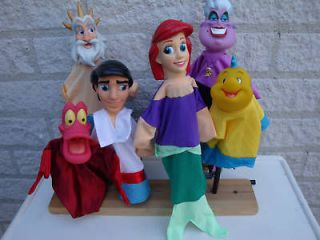 unique collectable hand puppets disney little mermaid