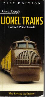   Trains Pocket Price Guide 2002 (Greenbergs Pocket Price Guide) New
