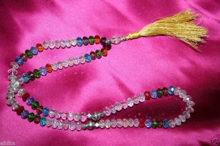 Top Quality Crystal Tasbih Prayer 99 Beads Misbaha NEW