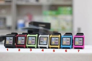 New Colorful Aluminum Blade Watch Band Wrist Cover Case For iPod Nano 