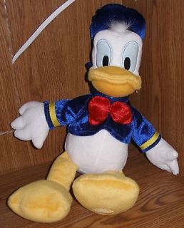 12  Donald Duck Red Velvet Bow Tie Stuffed Animal Plush 