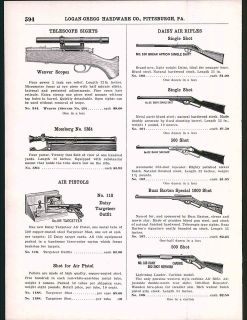 1941 AD Daisy Air Rifle BB Gun Pistol 500 Shot Carbine Buzz Barton 
