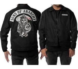   OF ANARCHY Mechanic Jacket Embroidered Patches NEW SOA Licensed Colors