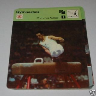 Gymnastics   Pommel horse SC Collector card