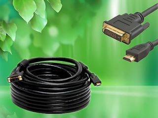 HDMI to DVI Cable cord for Projector Plasma TV DVD Player Satellite 