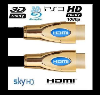 HDMI Cable 5M Gold V1.4 Video HDTV 1080P HD 3D HDMI 1.4 3D READY TIVO 