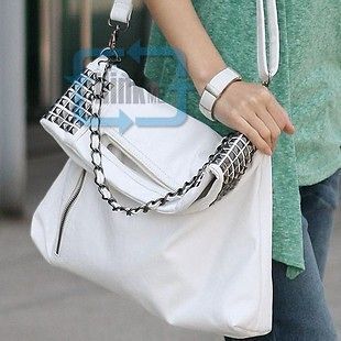 New Fashion Korean Style Lady Women Hobo PU leather Handbag Shoulder 