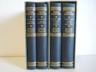 George Washington A Biography 4 Volumes by Freeman, Douglas Southall