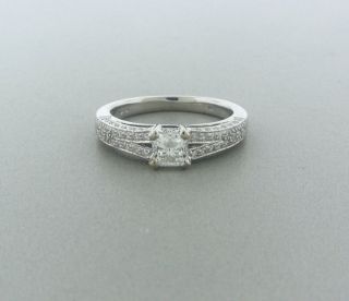 NEW HEARTS ON FIRE ILLUSTRIOUS SOLITAIRE DIAMOND ENGAGEMENT RING $6800