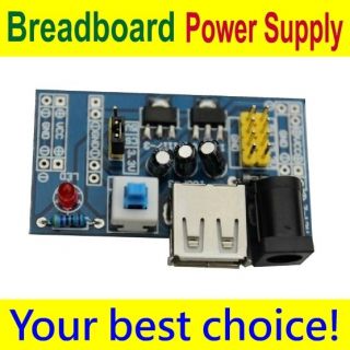 Breadboard Power Supply Module 3.3V 5V MB102 Solderless Bread Arduino 