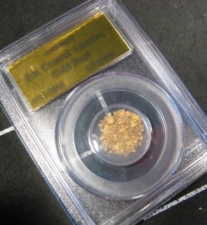 c1857 SS Central America Gold Dust PCGS Certified 1.5 Grams *Gold 