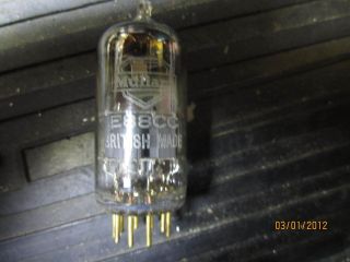   Mullard 6922 E88CC ECC88 6DJ8 Gold Pin Amplifier Tube   Holland Halo