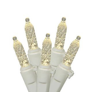     WARM WHITE LED CHRISTMAS LIGHTS   M5 size   1 inch icicle covers