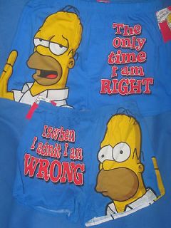 HOMER SIMPSON The Simpsons movie cartoon MENS New Boxer Shorts 