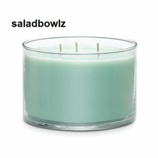 PARTYLITE New HONEYDEW 3 WICK BOWL Candle Jar ~ RETIRED