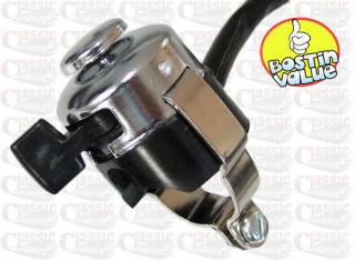 CHROME HORN / DIP SWITCH IDEAL FOR VINTAGE CLASSIC BRITISH MOTORCYCLE