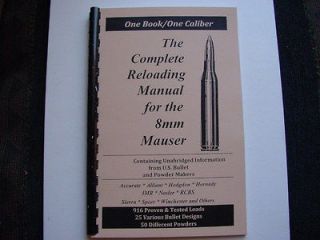 8mm Mauser 7.92mm The Complete Reloading Manual Load Books Latest 