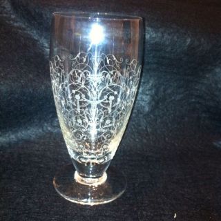 Baccarat Michelangelo Pattern Large 6 1/2 Inch Footed Tumbler