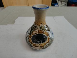 German Art Pottery Vase, Handarbeit (Used/Vintage)