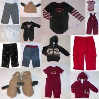   Holiday Traditions romper pants top sweater jacket overalls hat