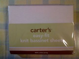 Carters Easy Fit Jersey Bassinet Fitted Sheet   Light Cream
