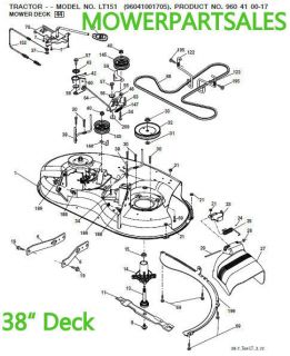 Husqvarna Deck Belt For Some LT151 Models LT1597 LT19538 LTH1438 