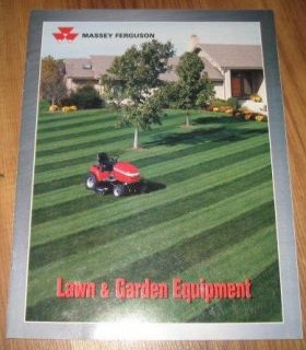 Massey Ferguson Massey Ferguson Lawn & Garden Equipment Sales Brochure
