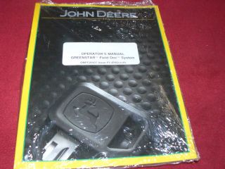 John Deere GreenStar Field Doc System Operators Manual