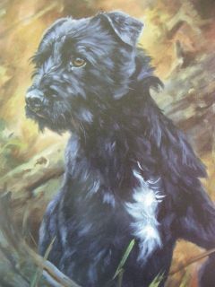 Patterdale Terrier Print  John Trickett Ltd.Edn. 27/500