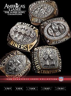 NFL Americas Game San Francisco 49ers DVD, 2007, 5 Disc Set