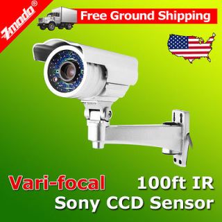   Outdoor 4 9mm Vari focal 100ft Home Surveillance CCTV Security Camera